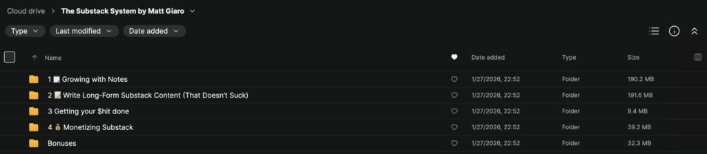Matt Giaro – The Substack System