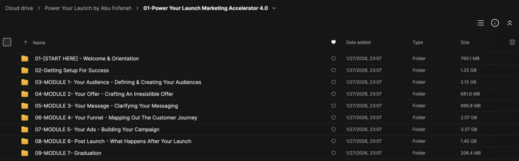 Abu Fofanah – Power Your Launch Marketing Accelerator 4.0
