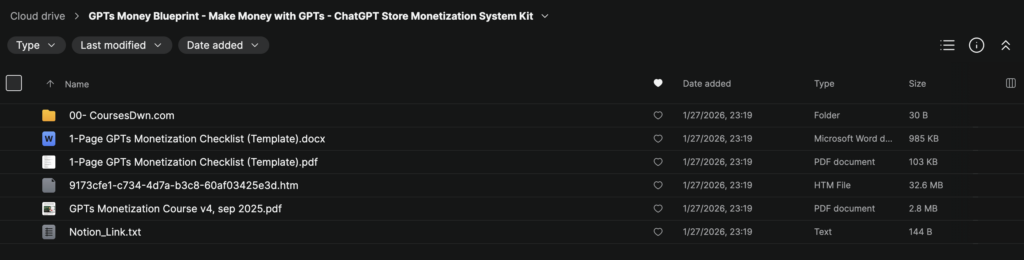 GPTs Money Blueprint – Make Money with GPTs – ChatGPT Store Monetization System Kit