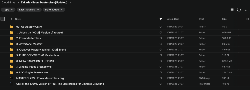 Zakaria Airakaz – Ecom Masterclass 2026