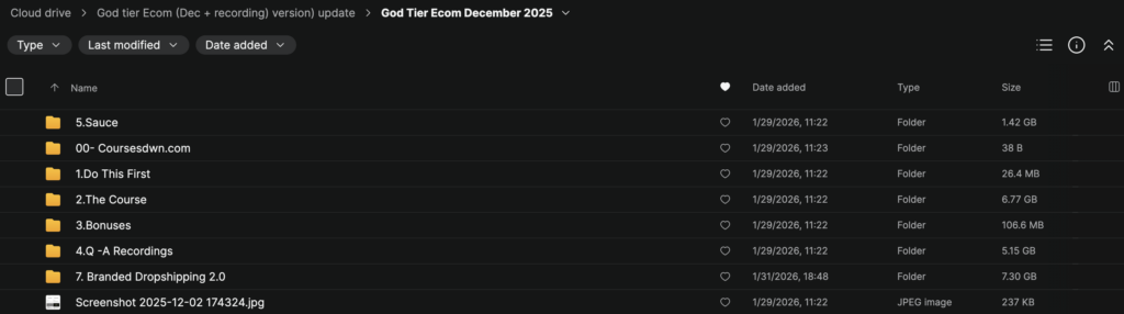 Anthony Camacho – God Tier Ecom (Dec 2025 + Recording)
