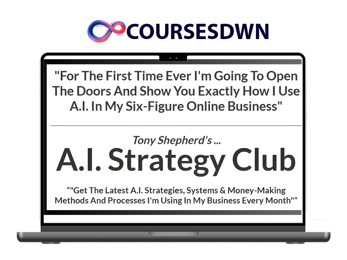 Tony Shepherd – A.I. Strategy Club